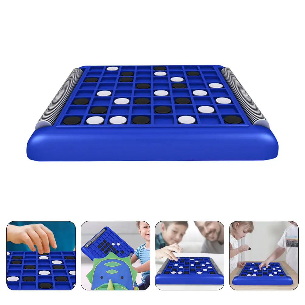 

1Set Children's Black and White Reverse Chess Educational Board Game Logical Thinking Training Parent Child Interactive Early