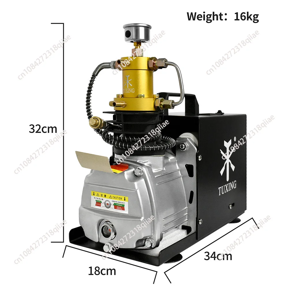 TUXING TXES031 4500Psi 300Bar PCP Air Compressor Electric High Pressure Air Compressor for Scuba Diving Tank PCP Rifle 220V/110V