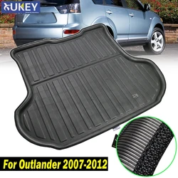 Boot Liner Rear Trunk Mat Cargo Tray Floor Carpet Protector 2008 2009 2010 2011 2012 Fit For Mitsubishi Outlander 2007-2012