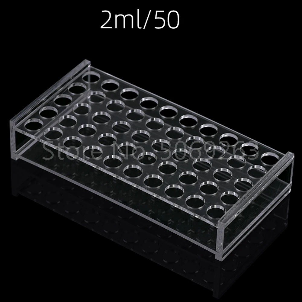 1pcs Clear 1/2/5/10/20ml PMMA ampoule bottle perspex Rack For School Lab