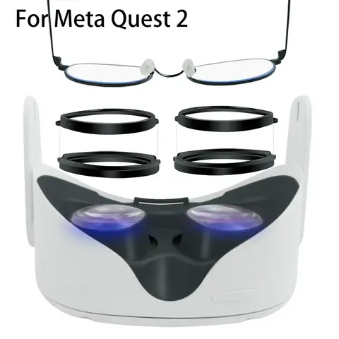 For Oculus Quest 2 VR Myopia Prescription Lenses For Quest 3S Protection Accessories For Quest 2 lens eyeglass frames