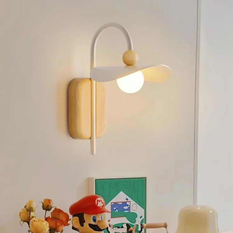 Simples Moderno Nordic Log Lâmpadas de Parede, Bedroom Bedside Lamp, Home Decor, Sala de estar, Sofá, Estudo, Reading Wall Lights, Iluminação Interior