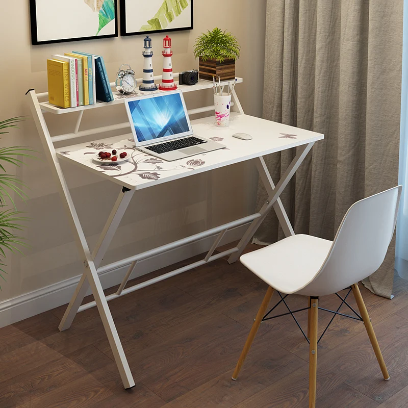 Simple office desktop laptop office computer learning student desk writing desk