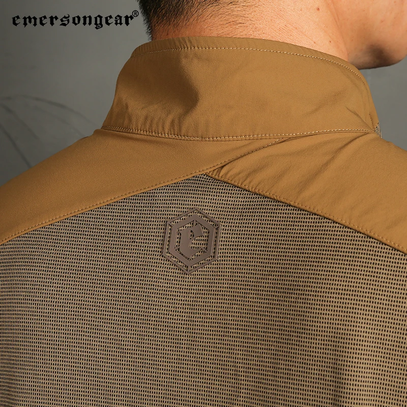 Emersongear Herren-Trainingsshirt, schnell trocknend, gestreckt, lange Ärmel, Outdoor-Abenteuer-T-Shirt, Jagd, Radfahren, Wandern – Detail 17