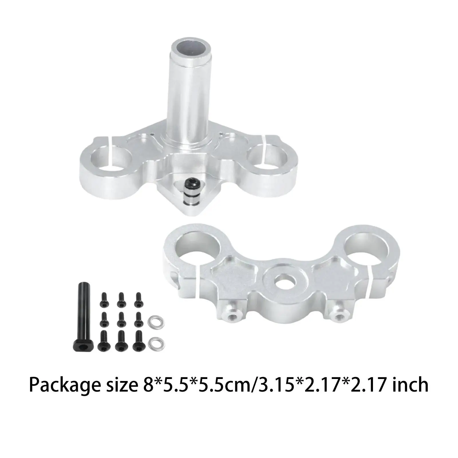 Juego de abrazaderas triples de aluminio para motocicleta RC para 1/4 Promoto-mx