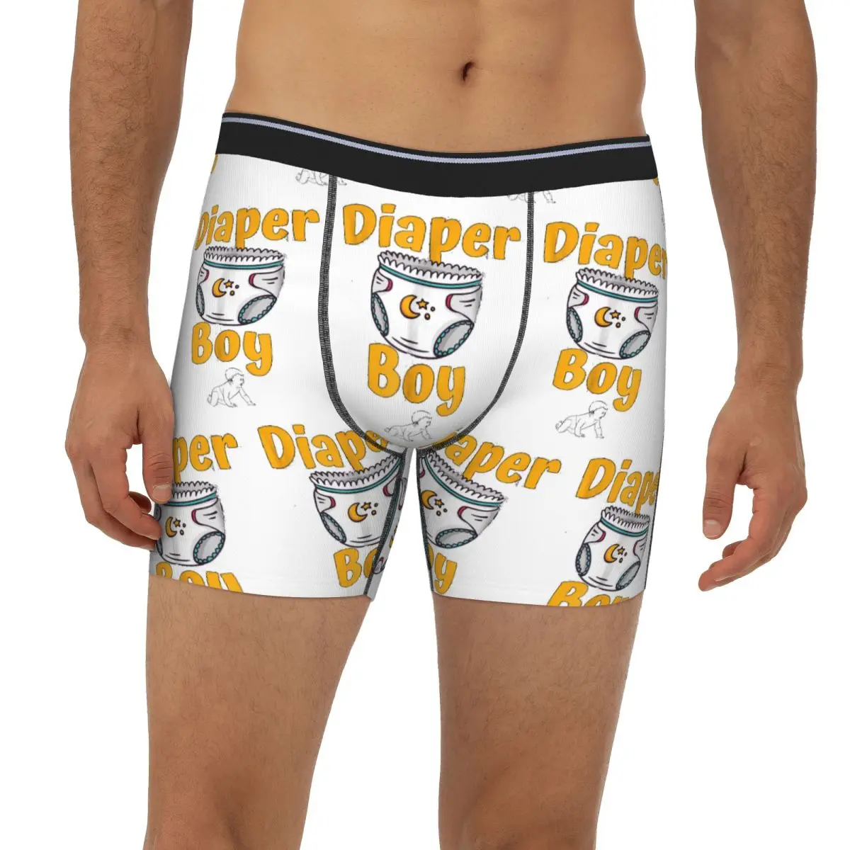 

Длинные трусы-боксеры для мальчиков, короткие мужские трусы, удобное нижнее белье для мужчин, подарки бойфренду