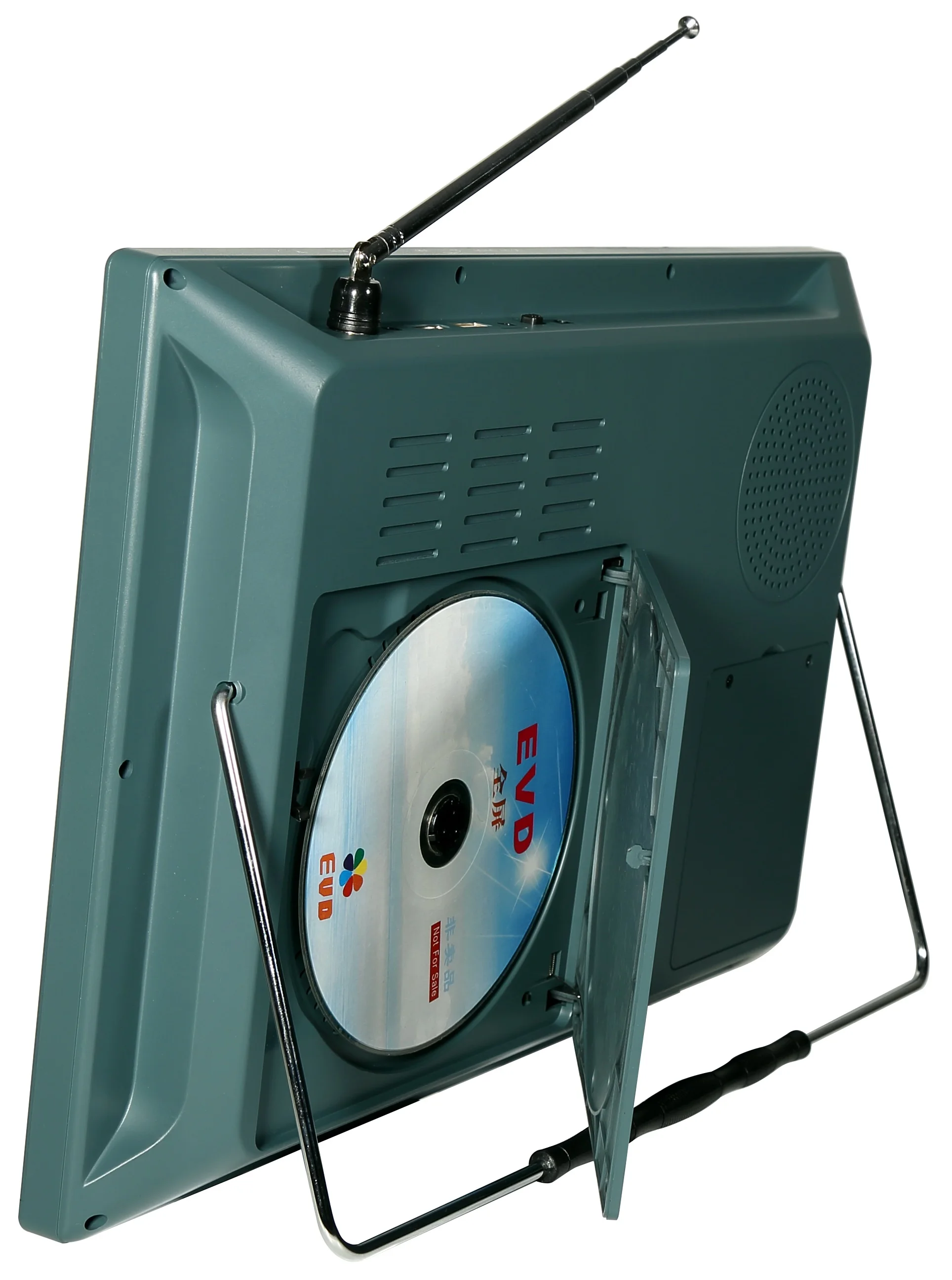 كاميرا DVD للسيارة الصغيرة تلفزيون رقمي محمول 10 بوصة 1920x1280 HD مشغل فيديو تلفزيون رقمي قابل لإعادة الشحن في الهواء الطلق 110-220 فولت #3