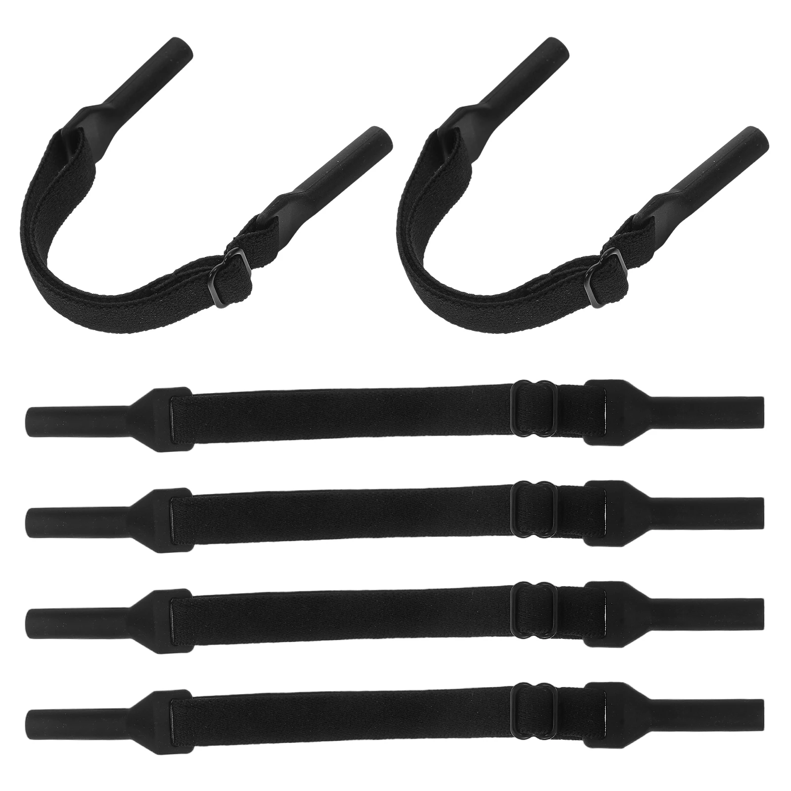

6Pcs Adjustable Elastic Glasses Anti Slip Rope Ear Cushion Strap Sports Retaining Hook Lanyard Band For Women Kids Sunglasses