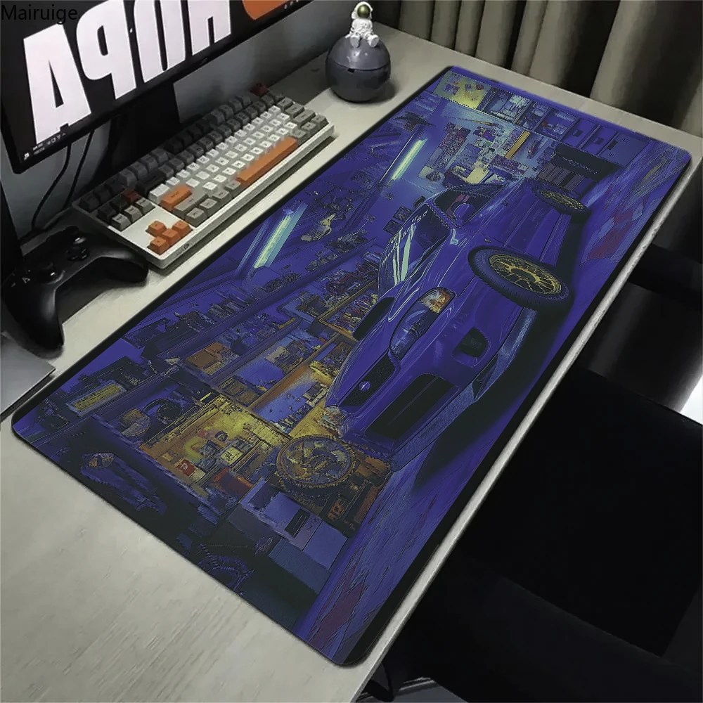 racing Sports car XL XXL Large Gaming Mouse Pad Cool Computer Office Game Table Mats New Rubber Anti-slip Long Keyboard Desk Mat