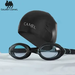 Goldencamel Swimming Goggles Swimming Glasses Earplugs Nose Clip Diving Glasses for Swimming Cap Natation очки для плавания