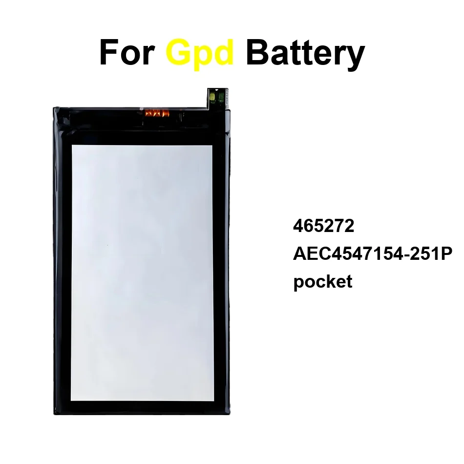 

Laptop Battery High-Efficiency AEC4547154-251P 465272 2906-7000mAh For Gpd Pocket 4icp55372 1 3 4