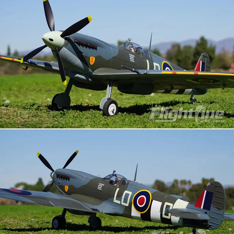 Freewing 1.2m Wingspan Super Marin Spitfire Mk Ixc Spitfire High Speed Sport Adult Outdoor Remote Control Model Toy