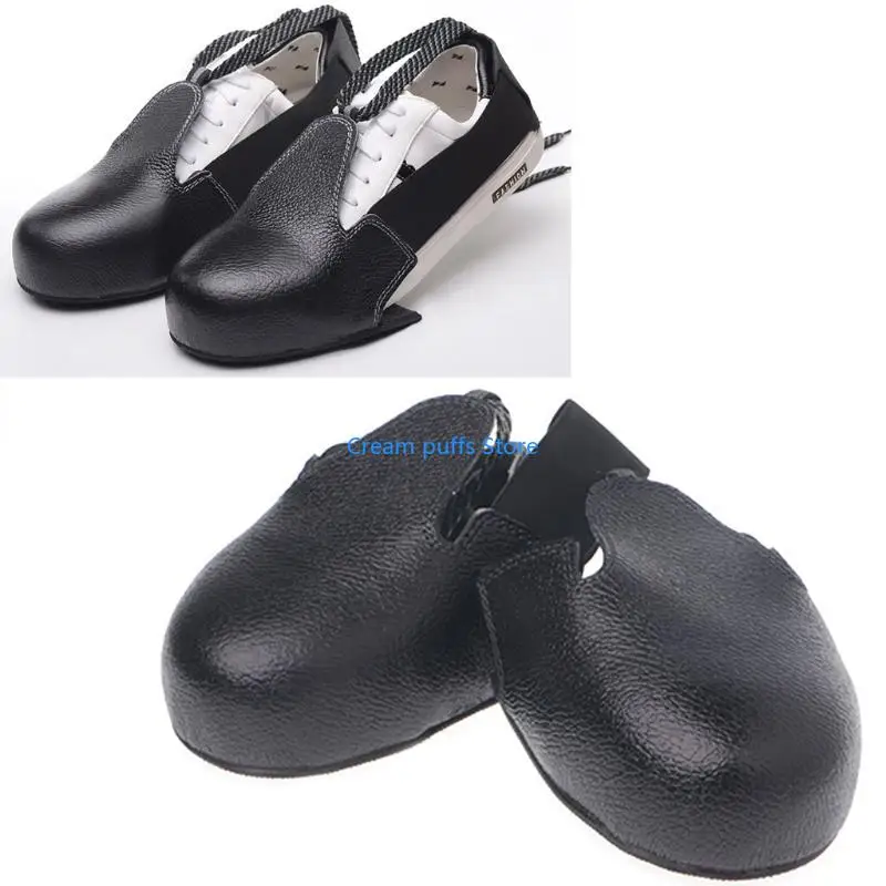50LE Workplace Safety Shoes Anti-smash Cover Portable Light Visitor Steel Toe Cap