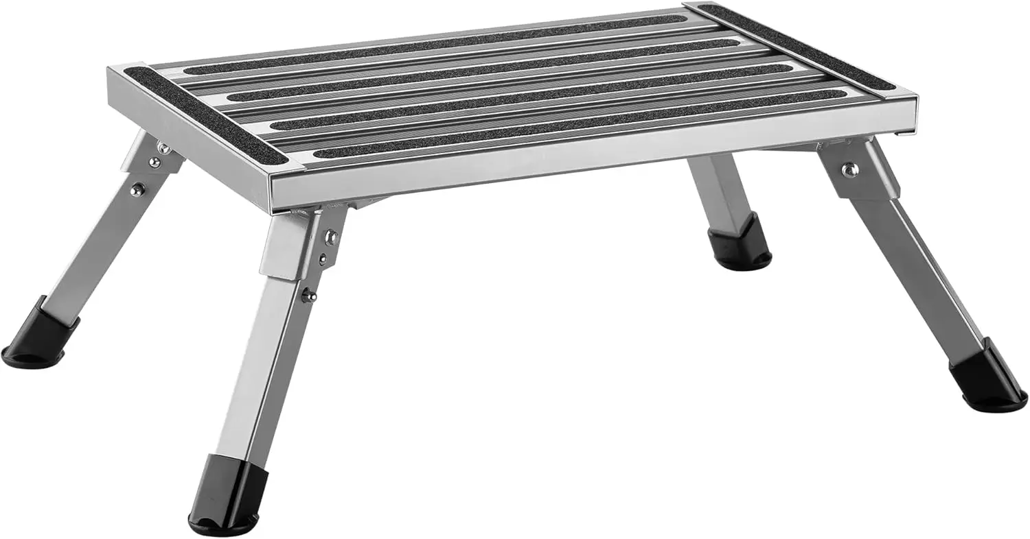 Scaletta per roulotte pieghevole in alluminio da 220 kg