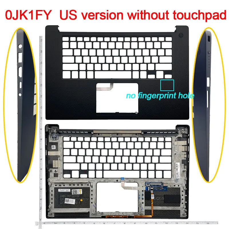 

New For XPS 15 9550 9560 9570 7590 Precision 5510 5520 5530 5540 Upper Case Palmrest Keyboard