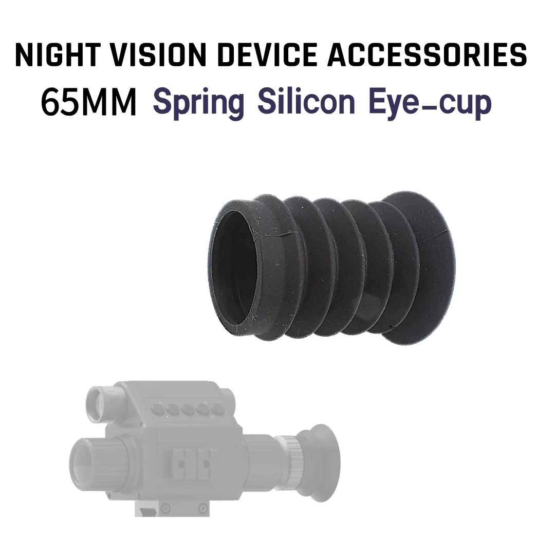 

65 мм пружинная силиконовая защита для глаз, экранирующая для Megaorei M2 M4 M5 NK008 NK007 NK006, монокулярный телескоп, видеокамера