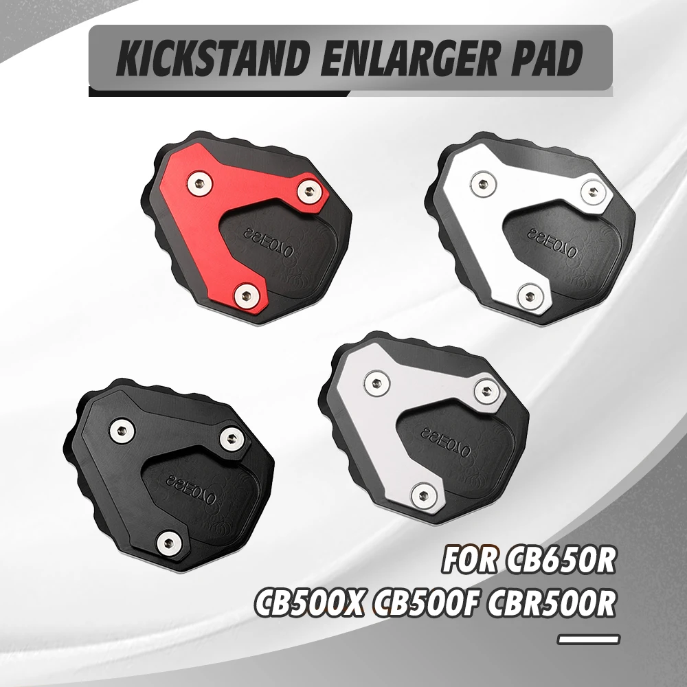 

CNC Side Stand Enlarge Kickstand Extension Plate FOR HONDA CB650R CB500X CB500F CBR500R Motorcycle CB 500F 650R 500X CBR 500R