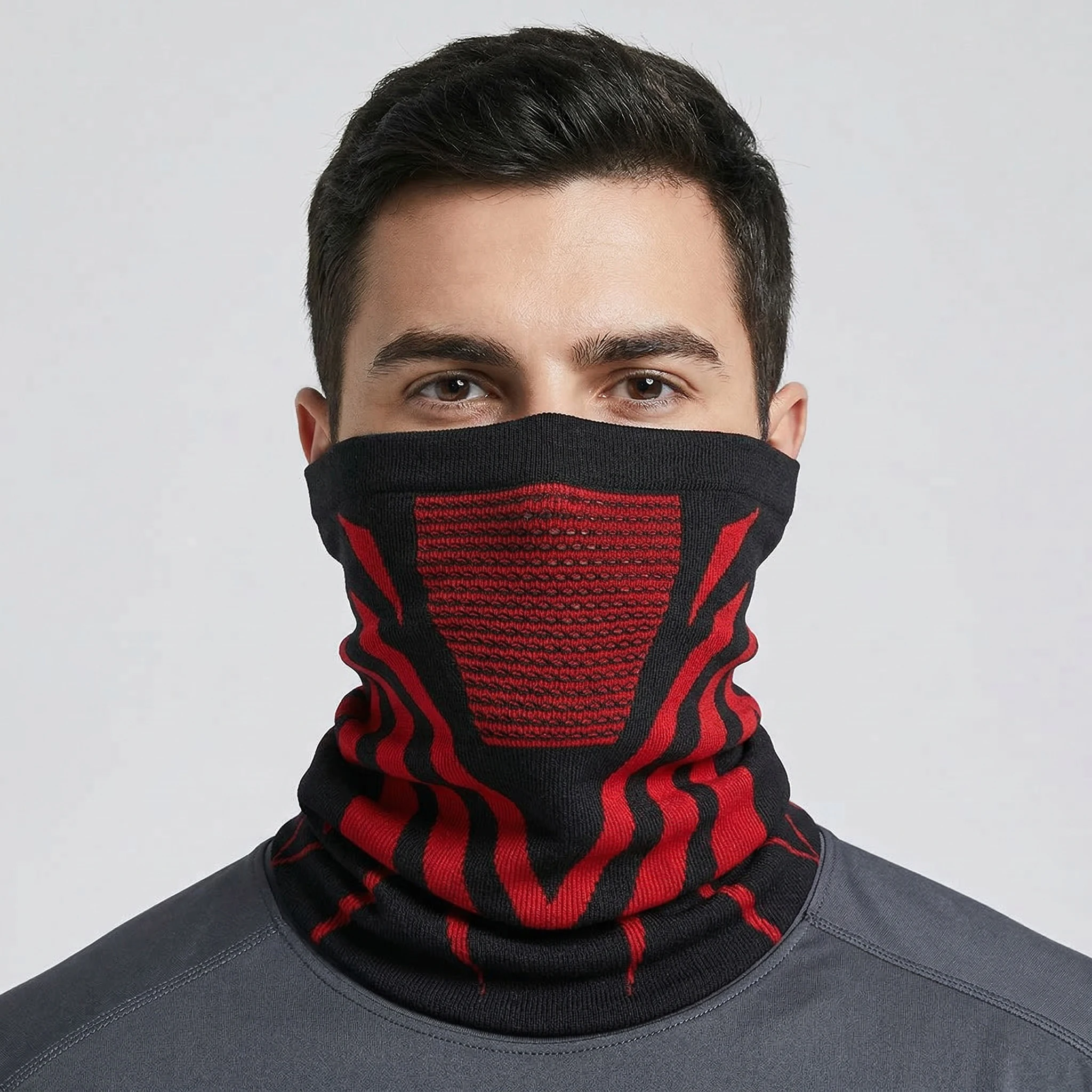 1 Stück/2 Stück/3 Stück Winddichte Warme Halbgesichtsmaske Schal Unisex Laufmaske Radfahrmaske Skimaske Elastische Atmungsaktive Fahrrad- und Motorradmaske – Detail 27