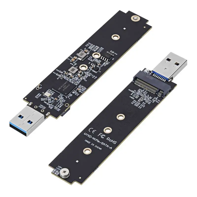 Pcie Expansion Board M.2 NVMe Enclosure USB 3.2 Card 10Gbps Hard Drive Extender Board Type A Direct Plug-in For Laptop Flash