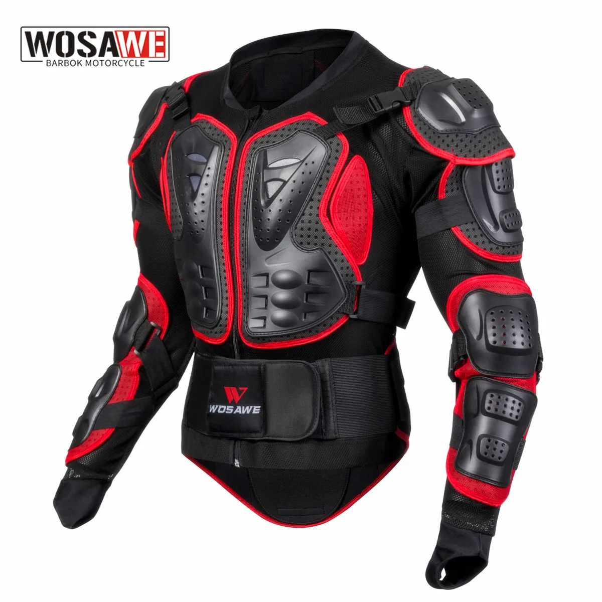 

WOSAWE Full Body Protection MTB Motorcycle Armor for Adult Protective Jacket Knee Shorts Set Snowboard Motocross Racing Armor