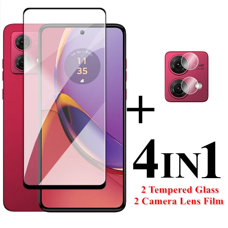 For Motorola Moto G84 5G Screen Protector 6.5 inch Full Cover Glass For Moto G84 Tempered Glass Motorola Moto G84 Lens Flim