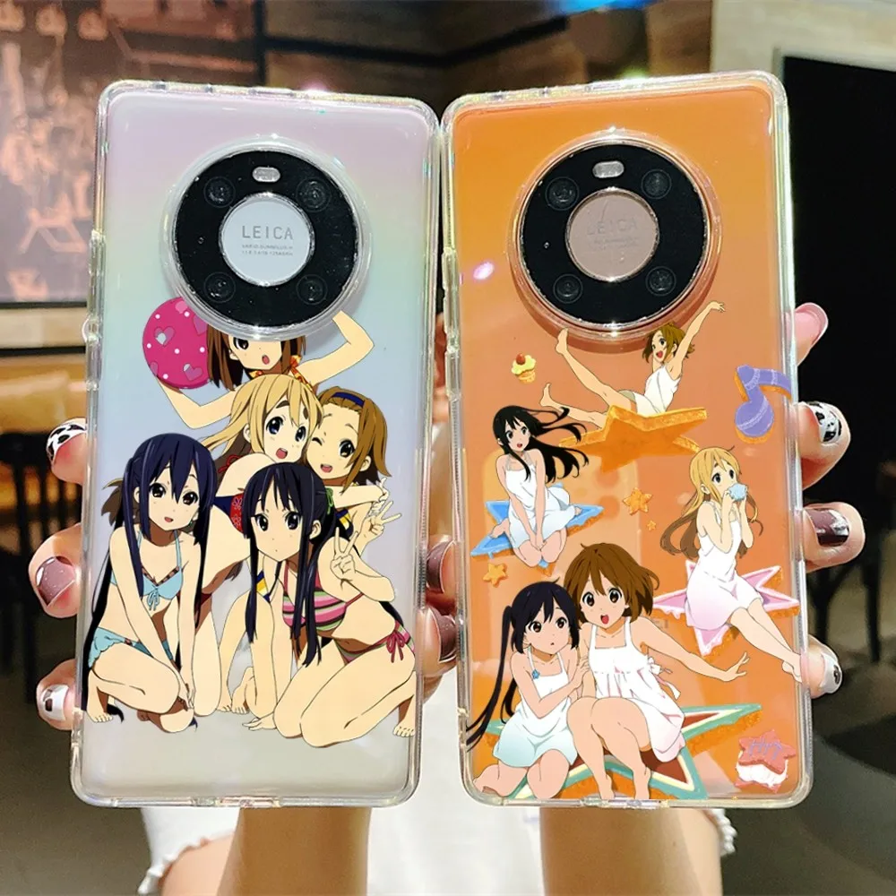 Anime K-ON Phone Case for Samsung S10 20 22 23 A10 40 for Xiaomi10 Note10 for Huawei P50 20 Honor60 70