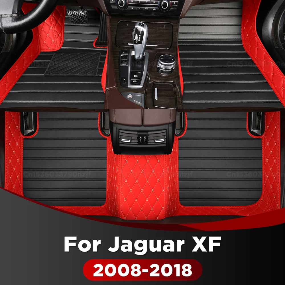 

Для Jaguar XF 2008-2018 2017 2016 2015 2014, автомобильный напольный коврик на заказ, автомобильный ковер, аксессуары для интерьера, защитные коврики