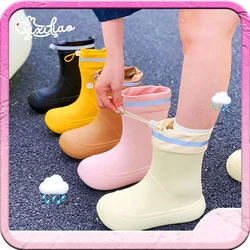 Rubber Boot Rain Shoes Waterproof Work Garden Galoshes Fishing Rainboots Skateboard Ankle Kitchen Footwear Comfortable Keep Warm