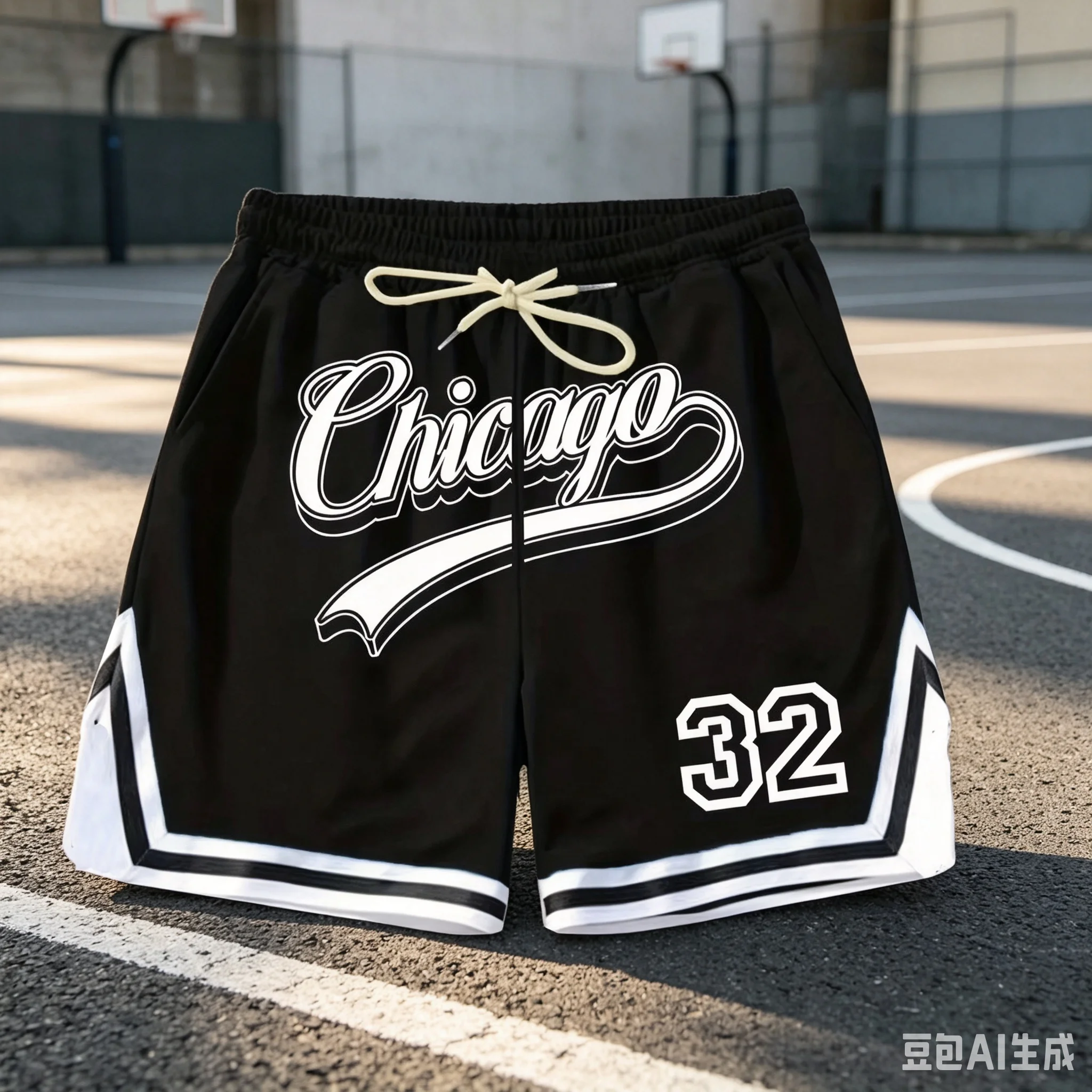 New 2026 Chicago 32 Retro Basketball Shorts Shorts Men's Quick Drying Shorts Are Suitable for Daily Y2K