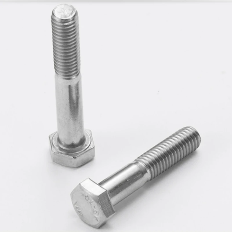 1/5/10Pcs M6 M8 M10 M12 M14 M16 M20 M22 Hexagon Head Half Tooth Bolts 304 Stainless Steel Extended Half Thread Screws