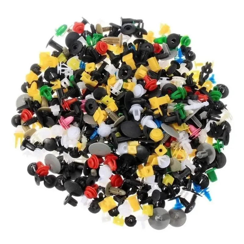 50/100/200/300/400/500Pcs Mixed Automotive Fasteners, Automotive Bumper Clamps, Automotive Fasteners Rivets, Door Panel Liners