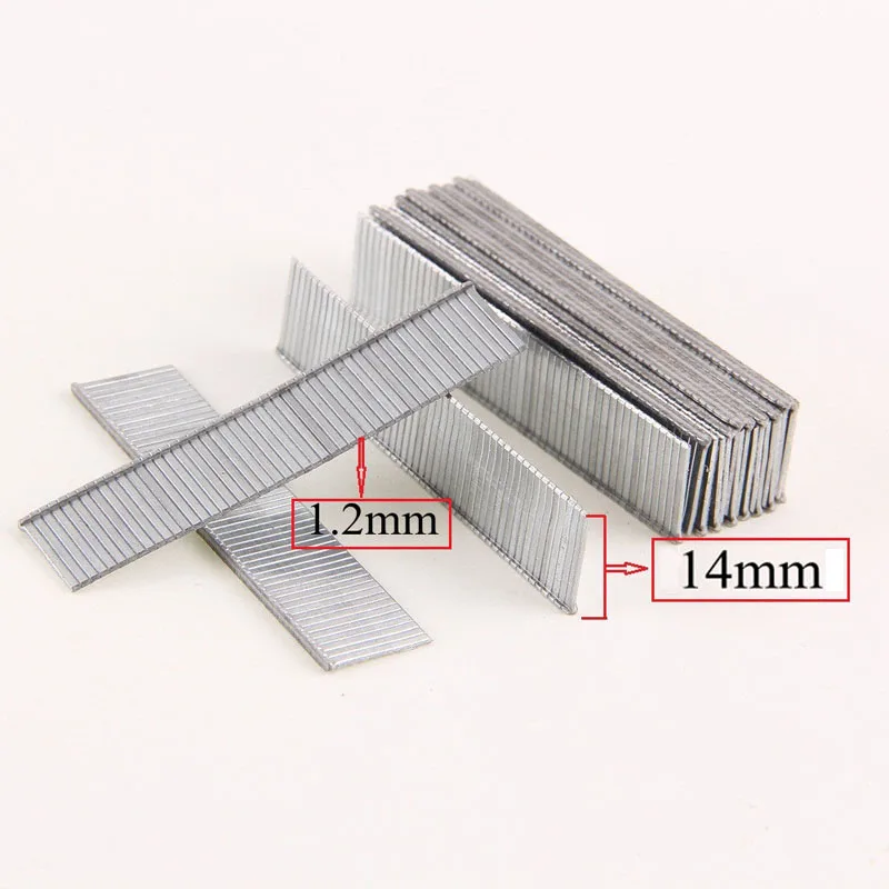 1.2x14mm International standard T-type industrial coarse staples manual furniture stapler home decoration staple gun 1000pieces