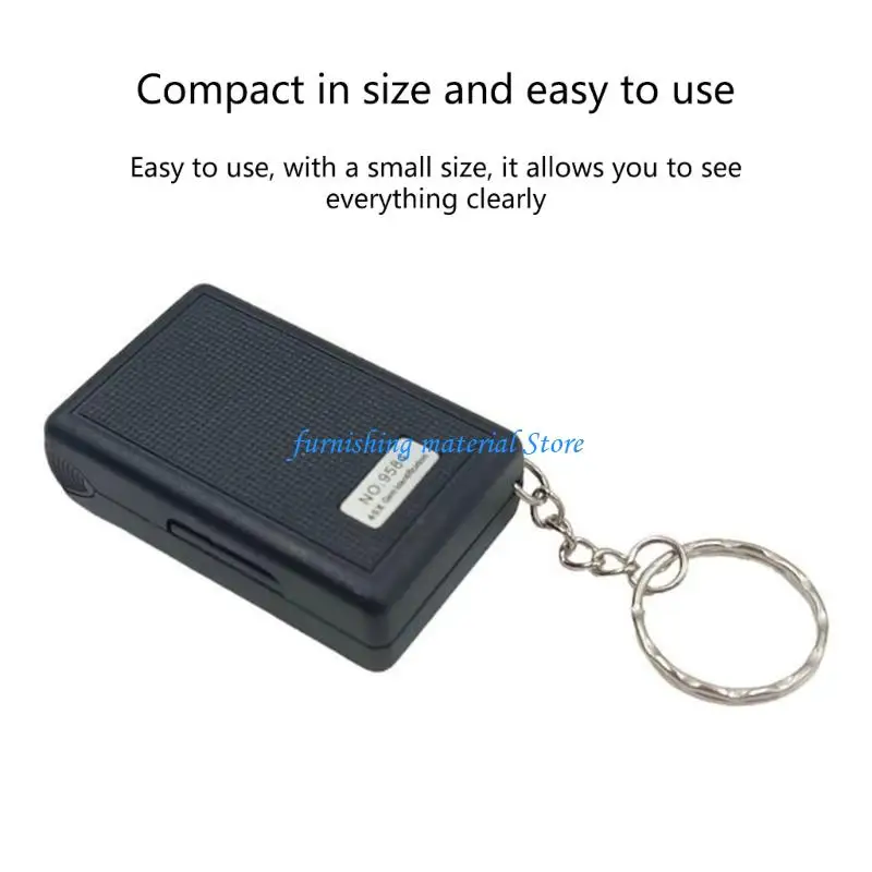 Y5GD 45X Lens And LED Light Keychain Attachment For Detail Work Lens