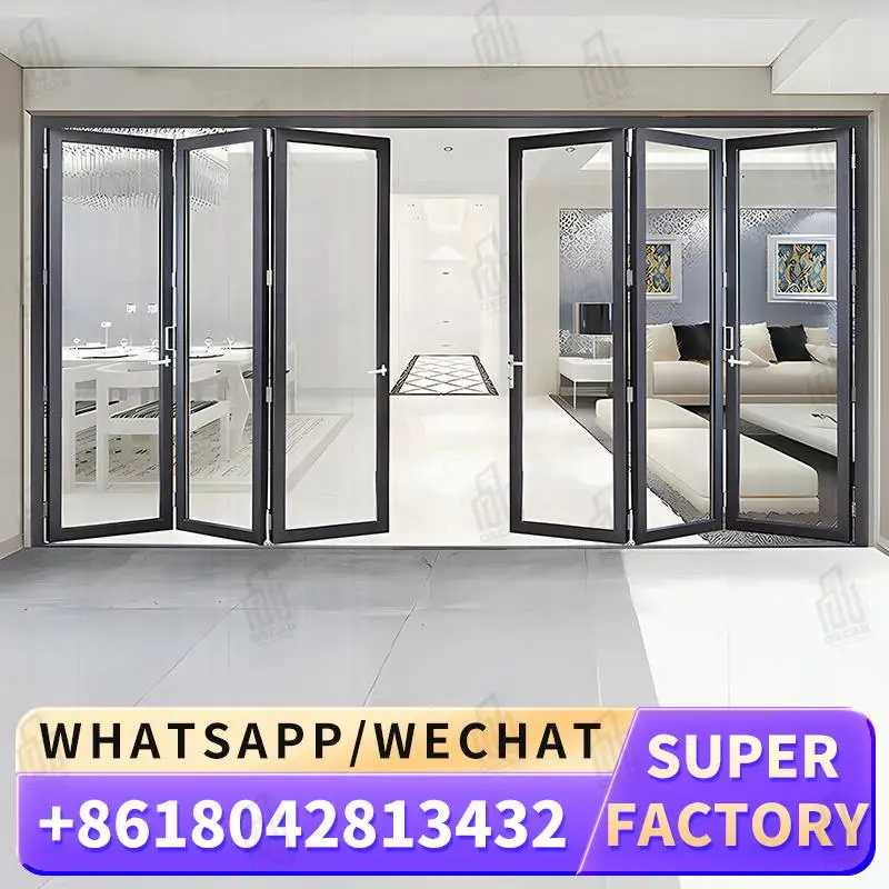 

Customizable Multi function Foldable Windows Door Ideal for Office Spaces Factory Made Windows Foldable door