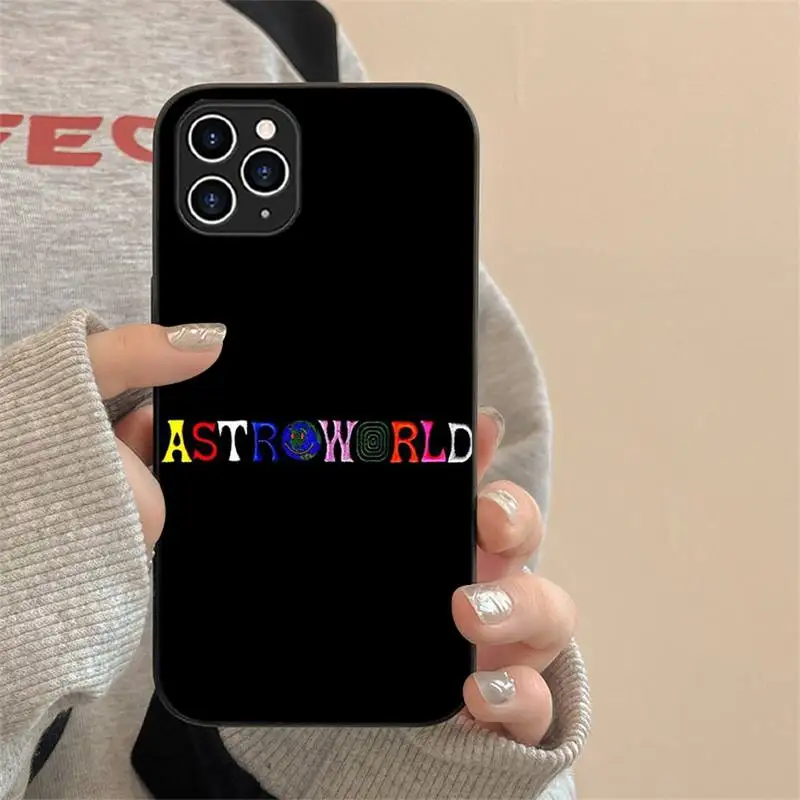 Funda de teléfono Travis Scott Huncho Jack ASTROWORLD TOUR para Iphone 7 8 Plus Xr Xs 11 12 13 14 Se2020 Mini Pro Max