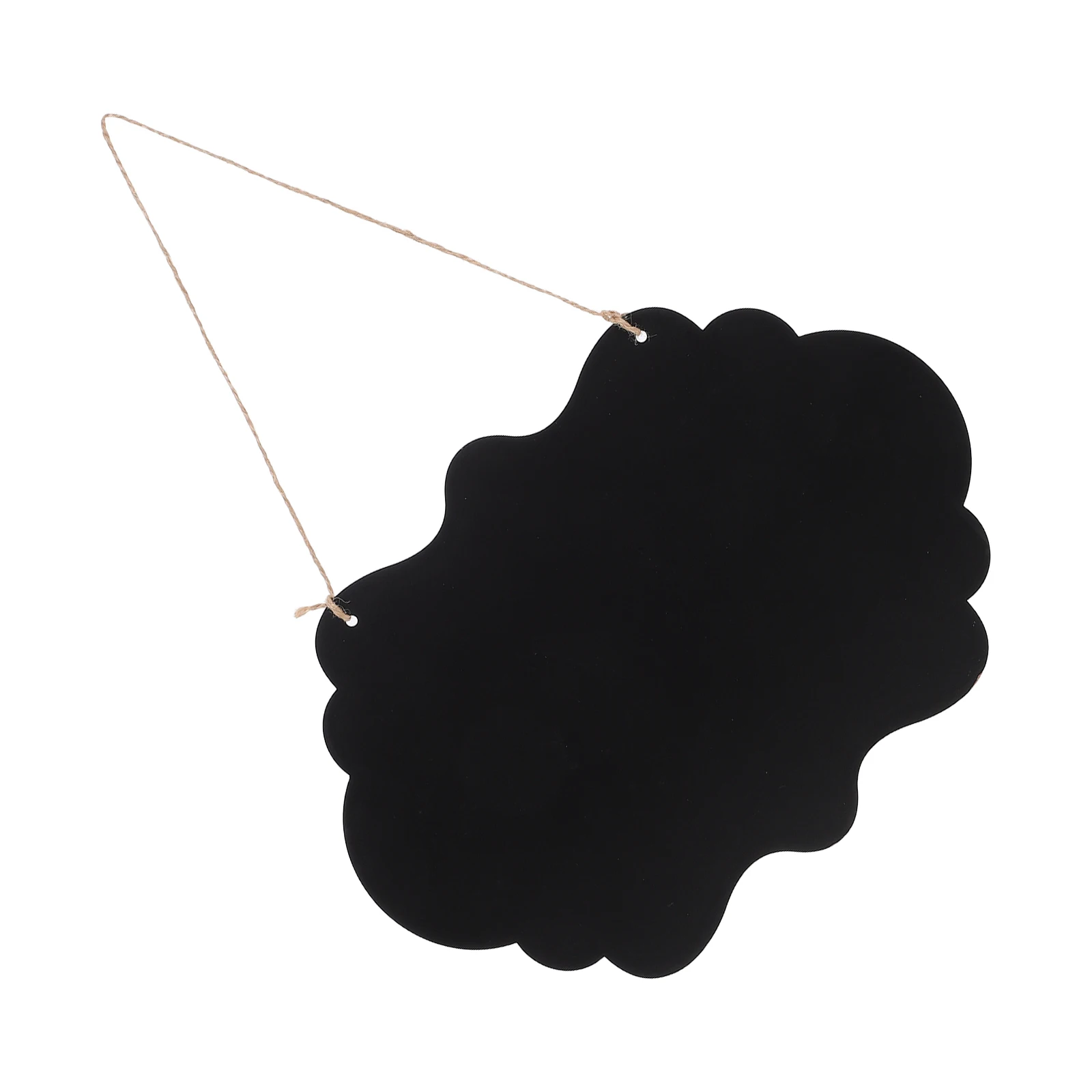 Hanging Blackboard Chalkboard Menu Pendant Wall Decoration Signs for Food Wood Tables Small Double Sided Write Wipe