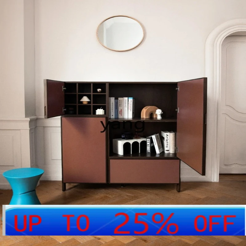 LH Nordic style modern multi-functional simple light luxury living room integrated high dining side cabinet