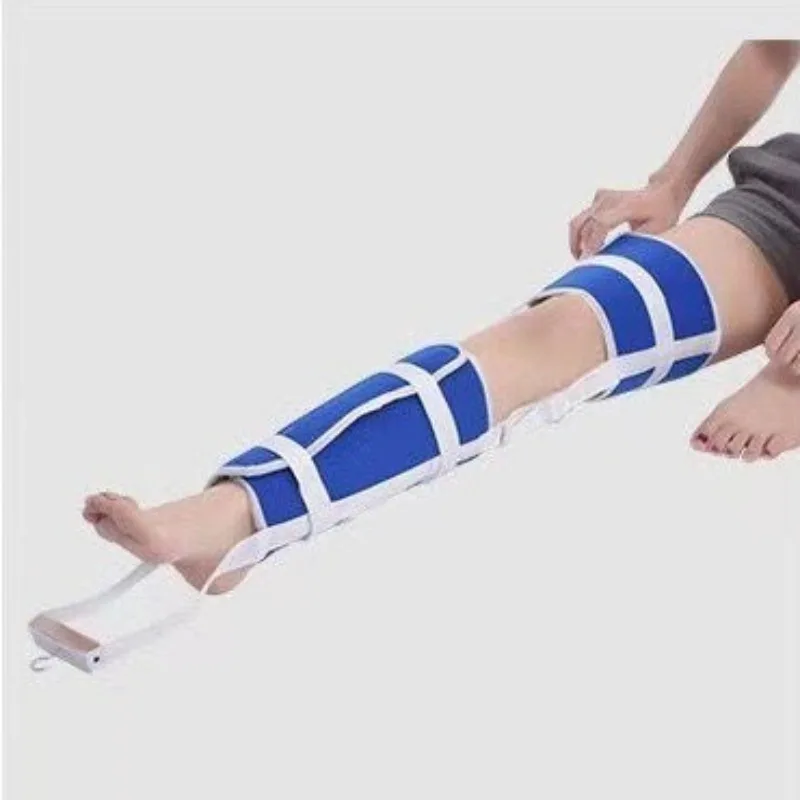 

Lower Leg Recovery Traction Belt 2PCS Blue Composite Strap Tibia Fibula Fixing Wrap Orthopedic Protective Gear