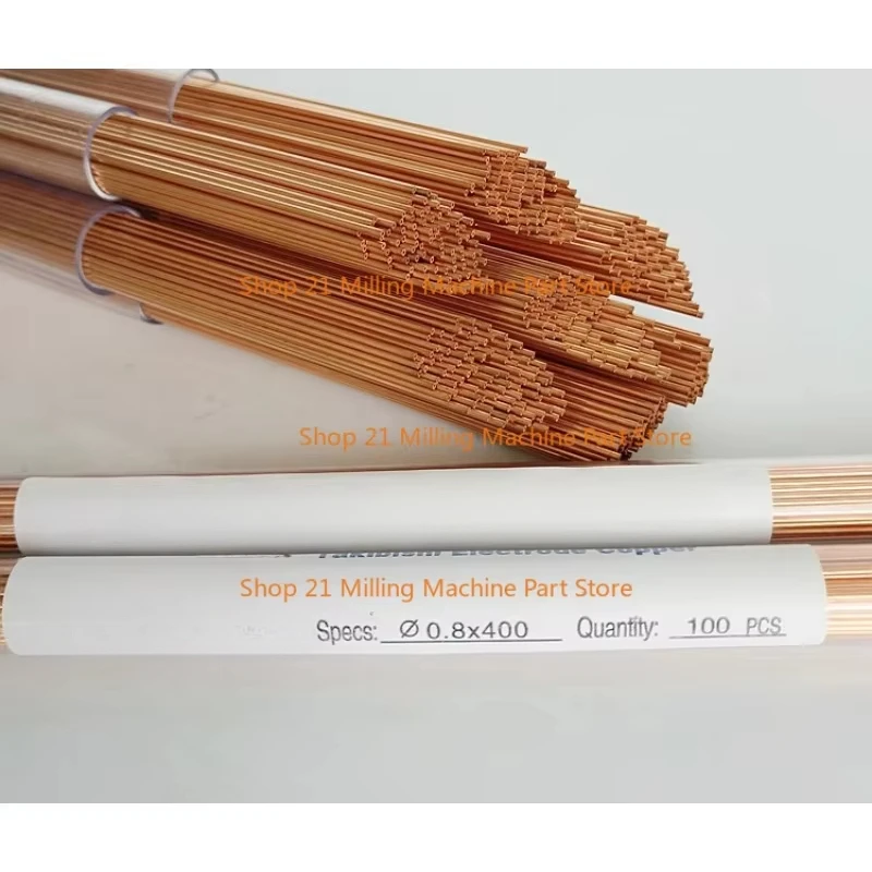 EDM Piercing Machine Copper Pipe Punching Machine Single Hole Electrode Tube 0.5-3.0x400mm