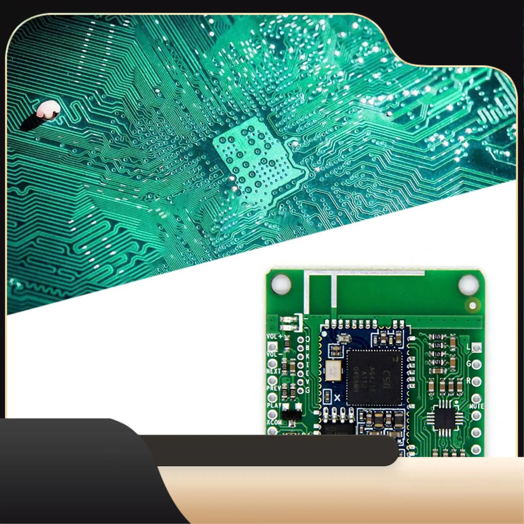 

CSRA64215 Плата Bluetooth-приемника APTXLL Музыкальный Hi-Fi-приемник без потерь TWS Audio для автомобильного Bluetooth-приемника (БЕЗ DC)-T44C