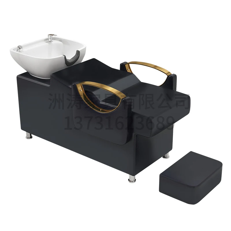 

High-grade stainless steel ceramic basin semi-reclining flush bed