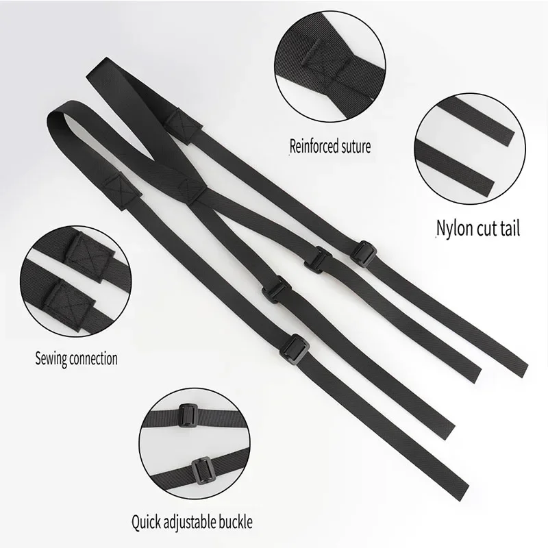 حزام مولي تكتيكي - أحزمة كتف عسكرية من النايلون لمعدات الهواء الطلق والادسنس والمشي لمسافات طويلة