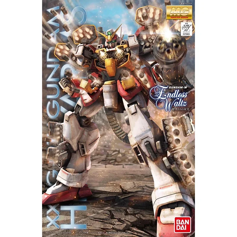 Spot Direct Delivery Bandai Original Anime Collectible GUNDAM Model MG GUNDAM HEAVYARMS EW Action Figure Assembly Toys For Kids