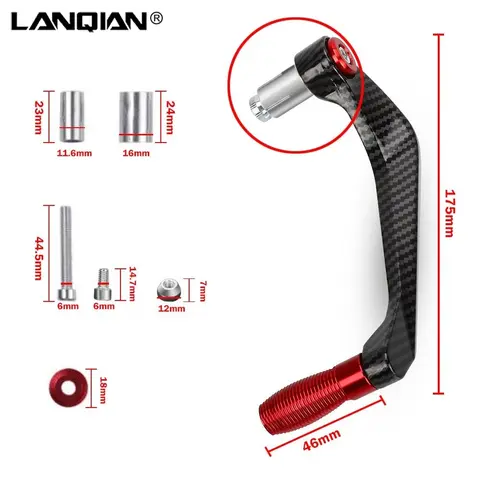 För Yamaha YZF R1 R3 R6 R15 R125 R25 YZFR6 2025 2024 2023 22 Motorcykel CNC Styrhandtag Skydd Bromskopplingshandtag Skydd 10 best sales Yamaha R125 tillbehör - №1