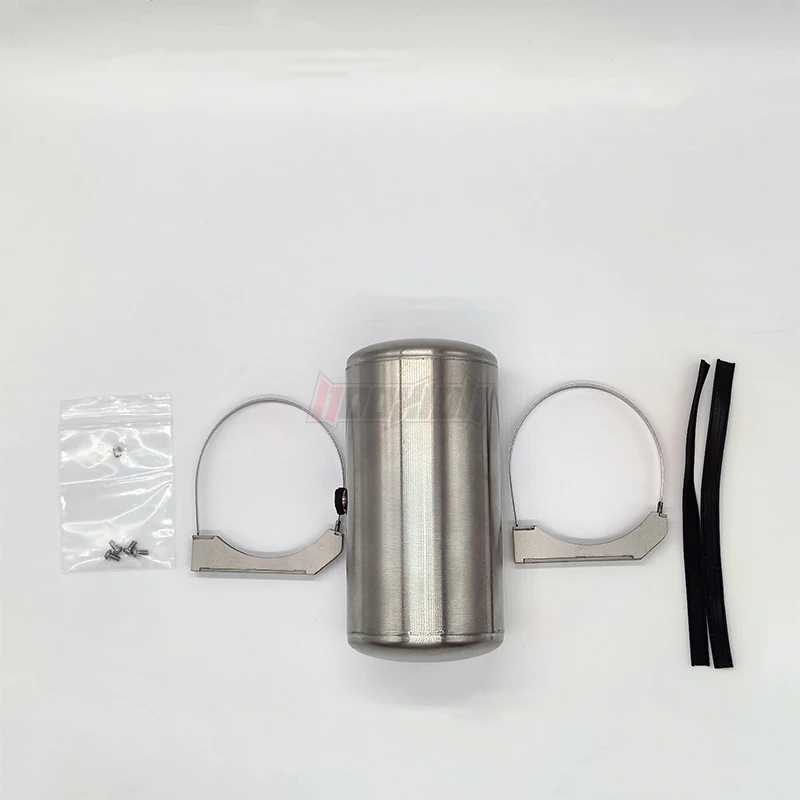 نموذج Scaleclub لـ Tamiya 1/14 خزان الوقود المستدير من الفولاذ المقاوم للصدأ King GL خزان الوقود العالمي خزان الوقود على الطراز الأمريكي #3