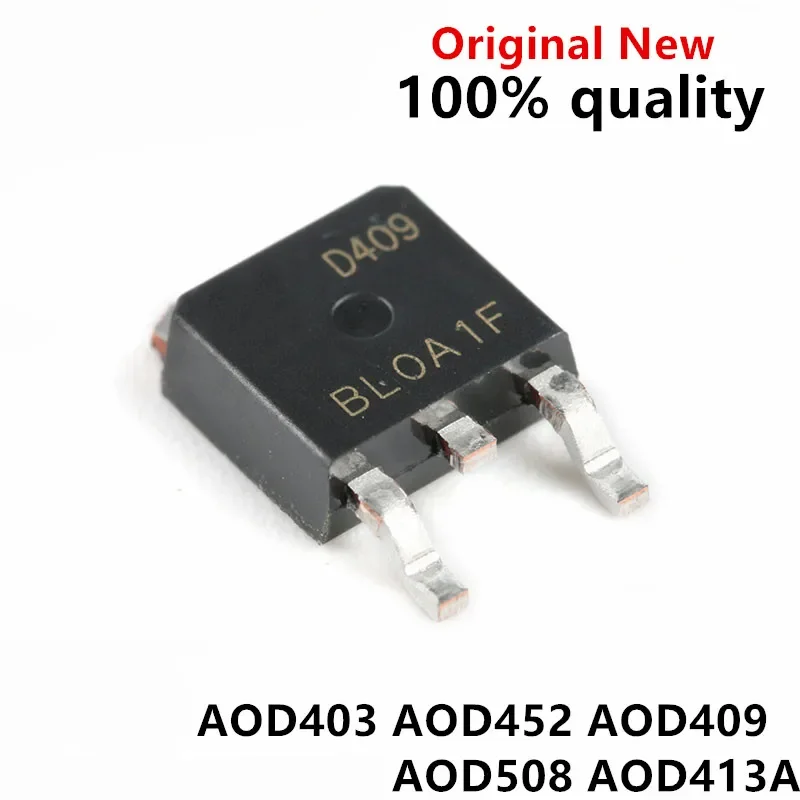 10 Uds AOD403 TO-252 AOD403 D403 AOD452 D452 AOD409 D409 AOD508 D508 AOD413A D413A