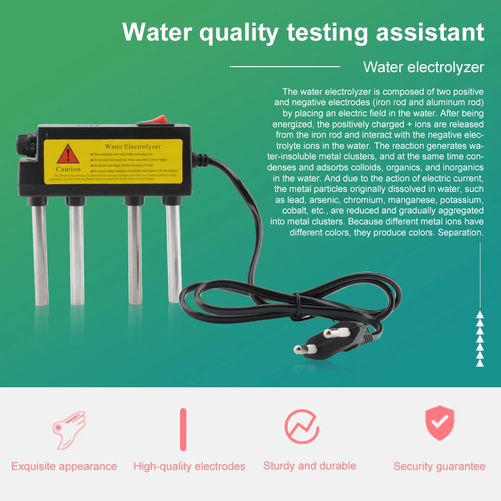 PH Meter AC110-220V High Precision Digital Water Quality Testing Purity Filter TDS Meter Tester US / EU Plug PH Tester