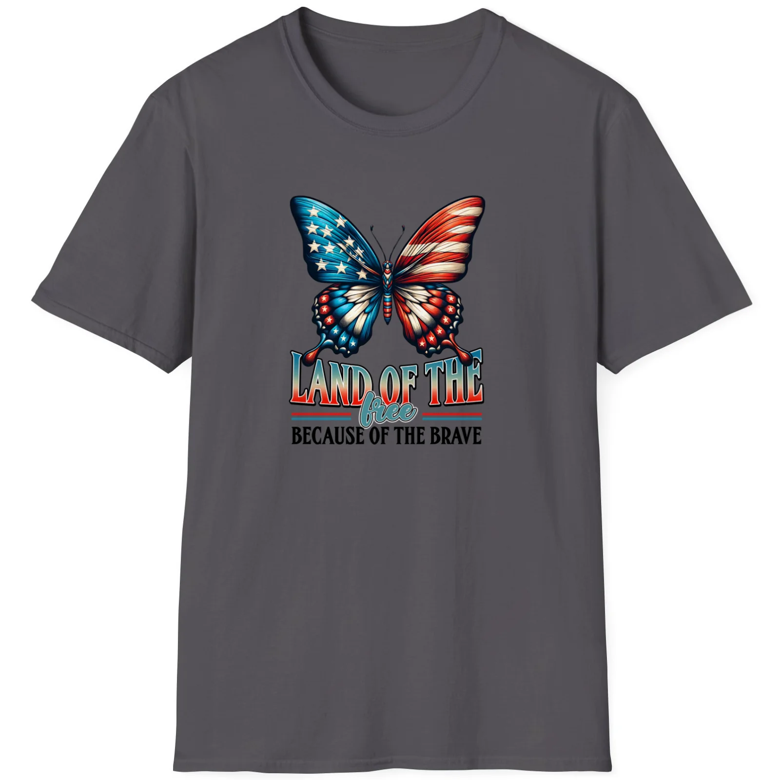 Land Of The Free The Brave Freedom Holiday Best Gift Unisex T-Shirt S-5XL