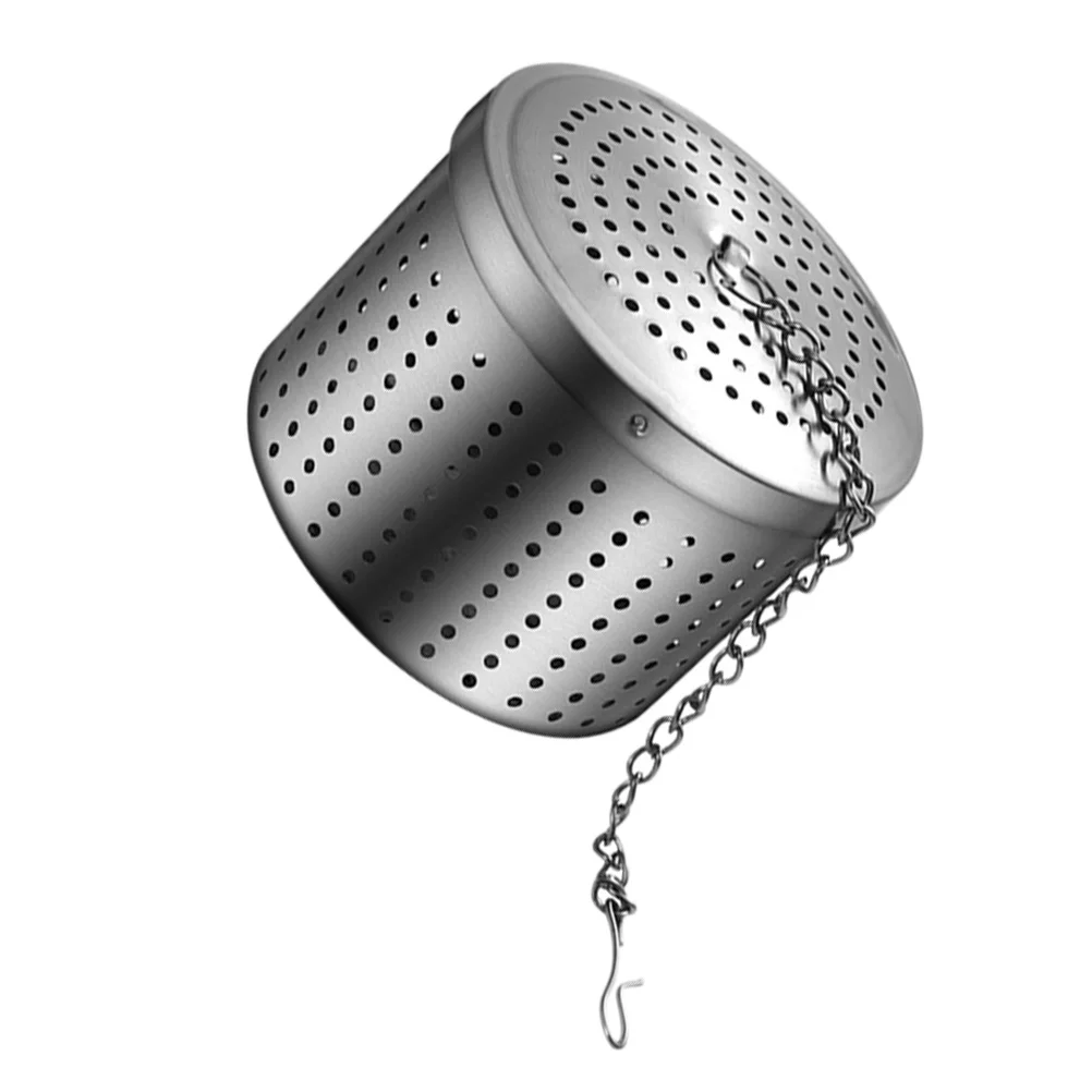 Stainless Steel Seasoning Ball Loose Tea Strainer Creative Dregs Basket Infuser Filter for Home