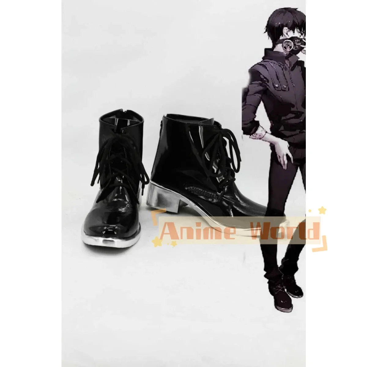 

Сапоги Kaneki Ken, обувь для косплея, ботинки на заказ, реквизит для Хэллоуина, карнавала